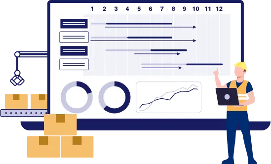 スケジュール管理画面