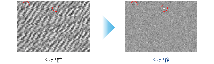 ファブリック素材のケース