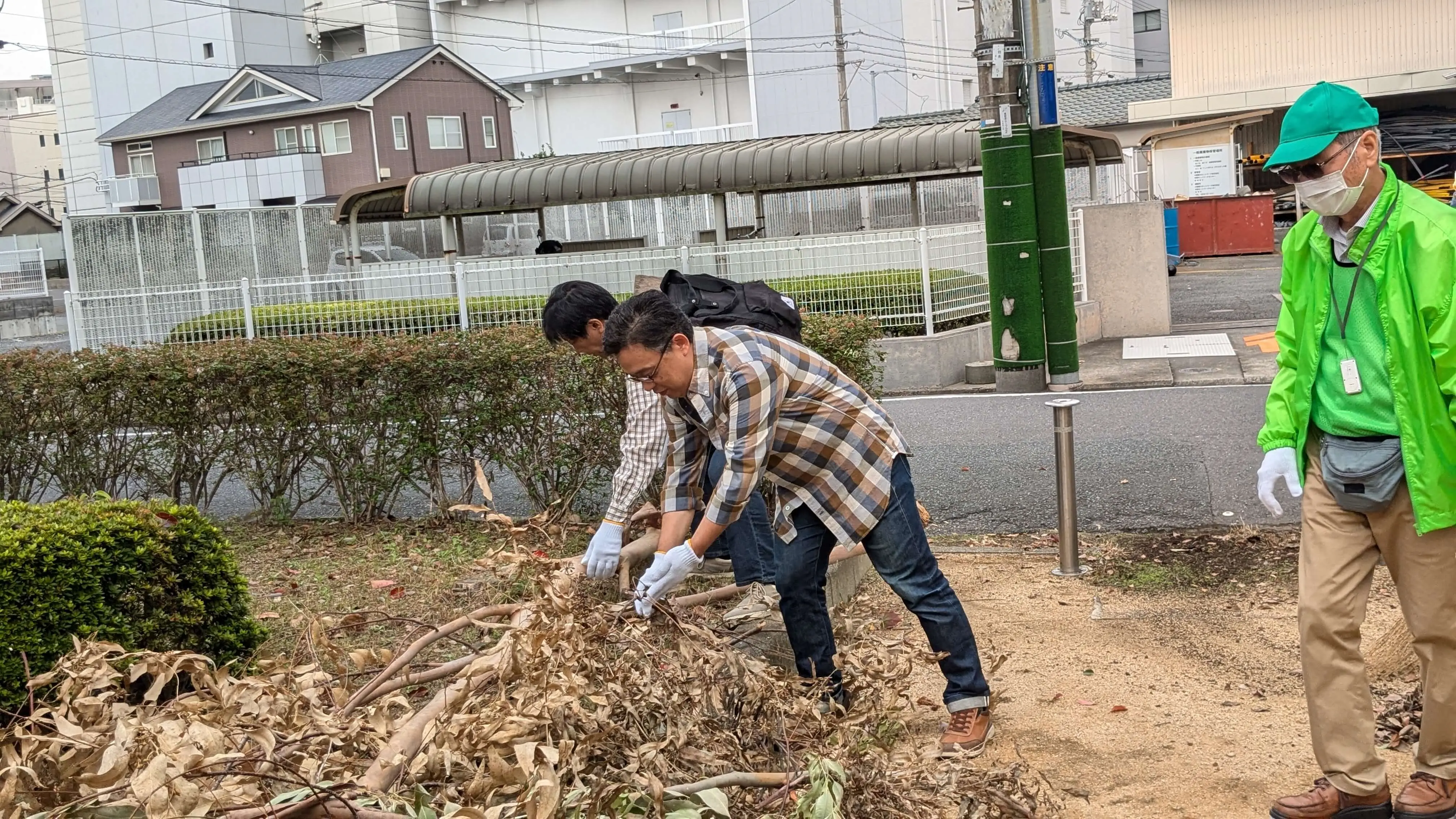 ボランティアの様子