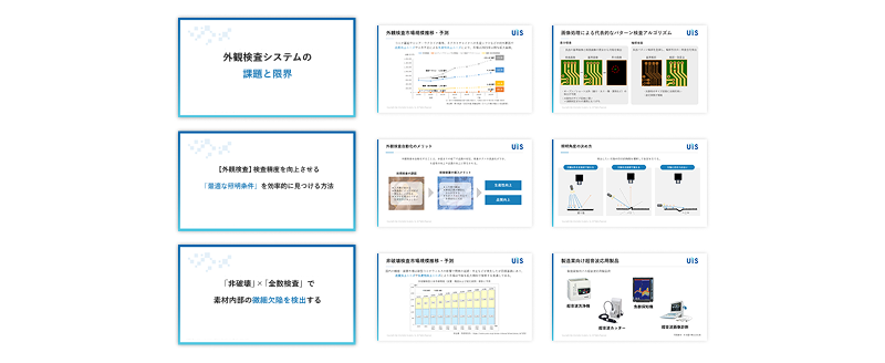 【画像処理検査ソリューションURCP】検査精度向上ノウハウ資料3種を公開！